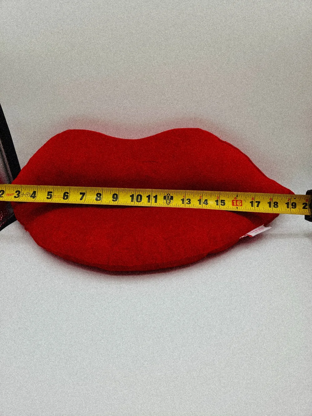 Isaac Mizrahi Bright Red Lip-Shaped Makeup Pillow